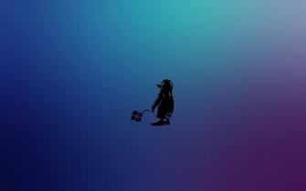 Black Penguin Logo Linux Tux Microsoft Windows HD Wallpaper