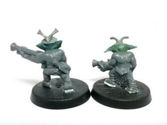 Custom Greenstuff Gretchen Gretchin Grots Orks Work In