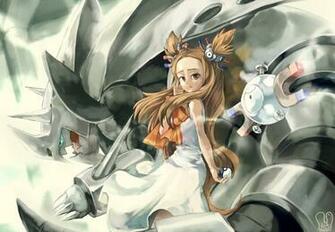 Art Jasmine Her Mega Aggron Pokemon