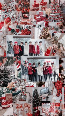 Kpop Groups Christmas Aesthetics Exo Stray