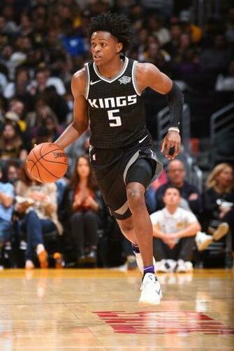 De Aaron Fox Kings Basketball Sacramento