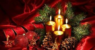Christmas Candle Wallpaper Happy Xmas