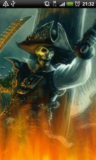 Ghost Pirate Skull Live Wallpaper For Your Android Phone