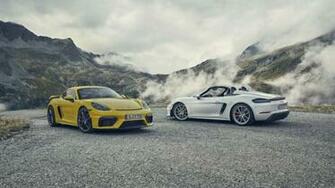 Porsche Cayman Gt4 And Spyder Flaunt Flat Six