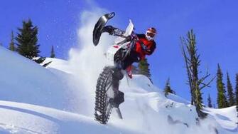 Snow Bike Wallpaper At Wallpaperbro