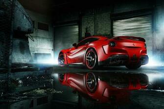 Image Ferrari F12 Berlinetta Mc Customs Adv Luxury Red Cars Back