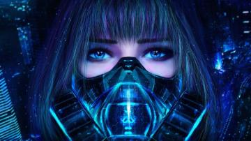 Anime Girls Realistic Render Blue Eyes Hair Megpoid Gumi