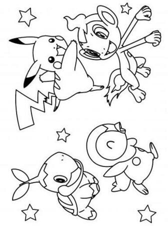 Pokemon Diamond Pearl Coloring S For Kids