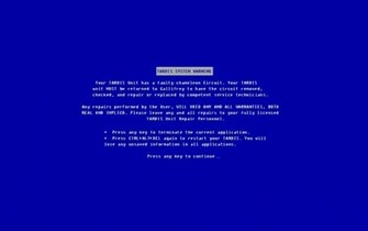 Blue Screen Of Death Doctor Who Wallpaper
