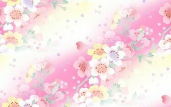 Pretty Spring Flowers Background