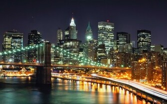 New York At Night Wallpaper