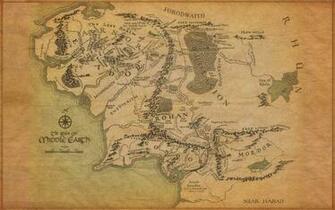 The Middle Earth Map Wallpaper Hq