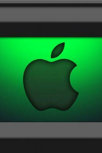 Green Neon Flames Ipod