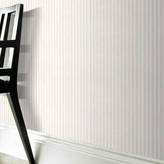 Ribbed Paintable Wallpaper White Superfresco