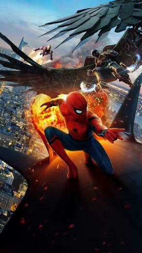 Wallpaper Spider Man Homecoming Heroes Comics Spiderman Hero Movies