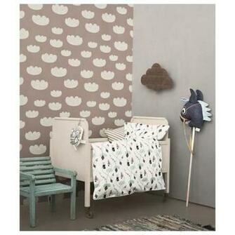 Ferm Living Cloud Kids Wallpaper Pink