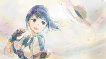 Happy Smiling Anime Girl HD Wallpaper Id