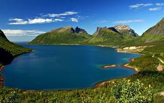 Wallpaper Summer Mountains Sea Desktop In