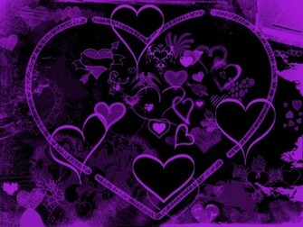 Purple Hearts By Daemonika