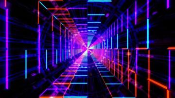 Glowing Ambient Space Particles 3d Illustration Background