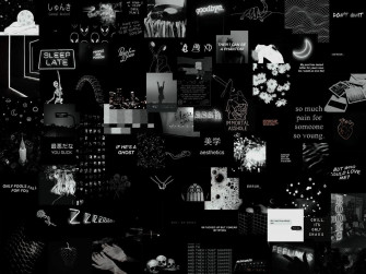 Dark Aesthetic Computer Wallpaper Top