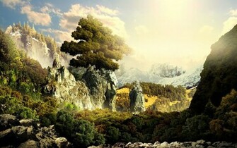 Wallpaper Landscape Fantasy