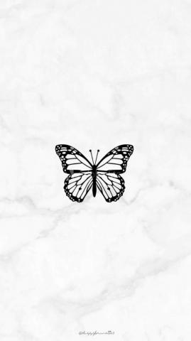 Cloudie Butterflies Butterfly Wallpaper iPhone Cartoon