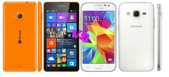 Perbandingan Microsoft Lumia Dual Sim Vs Samsung Galaxy Core Prime