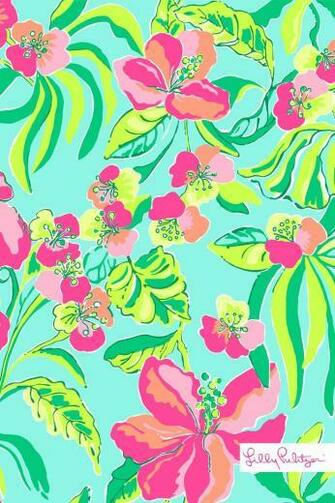 Lilly Pulitzer Island Cocktail Wallpaper For iPhone Patterns We Love