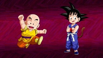 Media Vector Superagua Goku Y Krillin Ni Os Wallpaper