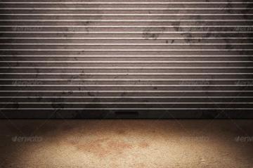 Old Garage Background Ad Sponsored