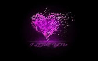 Heart Wallpaper Purple Hearts