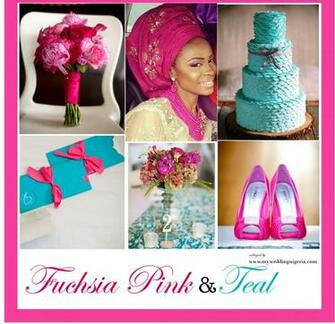 Fuschia Pink And Teal Wedding Inspiration I Do