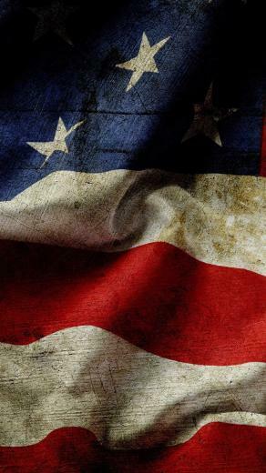 Usa Flag Dust iPhone 6s Plus Wallpaper