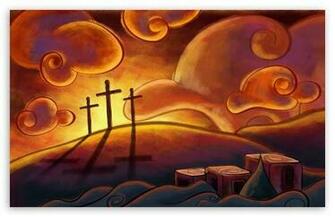 Three Crosses HD Wallpaper For Standard Fullscreen Uxga Xga