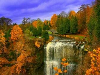 Park On A Fall Day Desktop Wallpaper Background Short News Poster