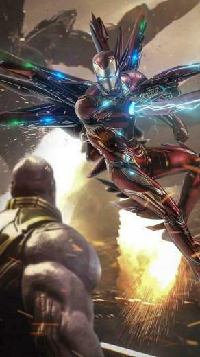 iPhone Wallpaper On Phone Marvel Avengers