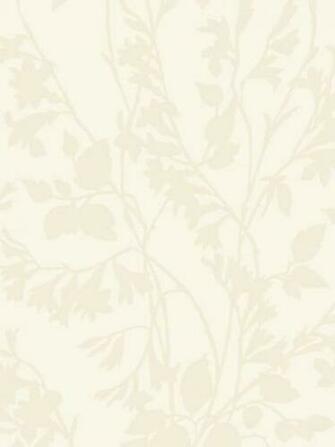 Off White Silhouette Vine Wallpaper Rustic Country Primitive