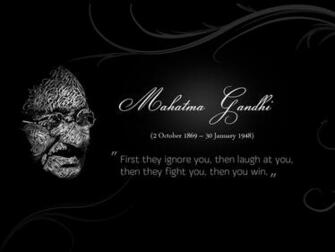 Mahatma Gandhi Quotes With HD Wallpaper