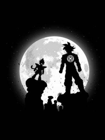 Goku Black And White Wallpaper Top