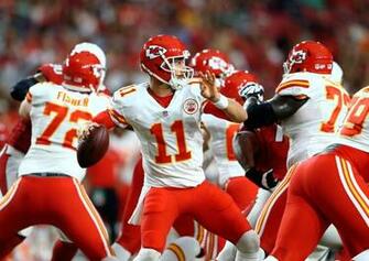 Aug Glendale Az Usa Kansas City Chiefs Quarterback Alex