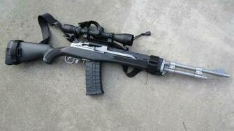 Mini Assault Rifle Weapon Gun Military Wallpaper