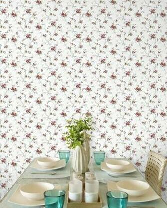 California English Rose Wallpaper Re30004 Traditional