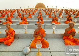 Wat Phra Dhammakaya Temple On Stock Photo