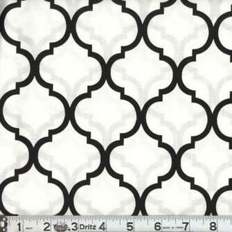 Quatrefoil Wallpaper Black And White On