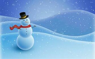Snowman Wallpaper Holiday