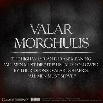 Wallpaperhots Tk Valar Morghulis Game Of Thrones