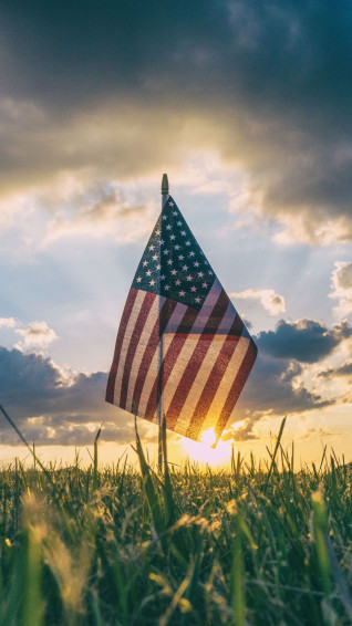 American Flag iPhone Wallpaper