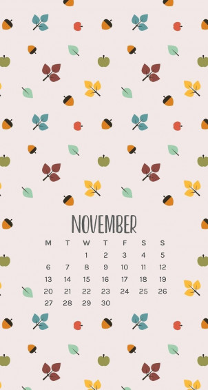 Calendary November Wallpaper