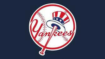 Mlb New York Yankees Ball And American Hat Logo HD
